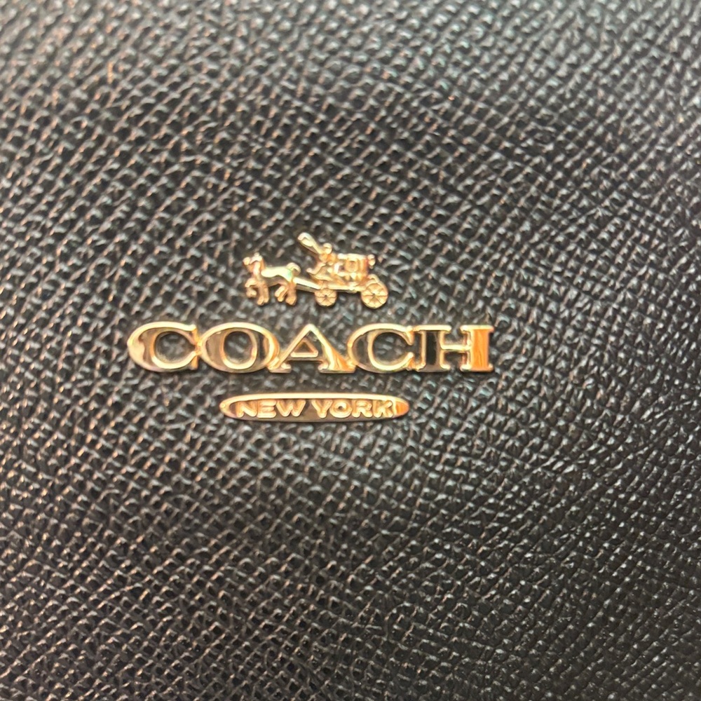 Coach Christie Black pebble Leather Shoulder Bag - Picture 2 of 15